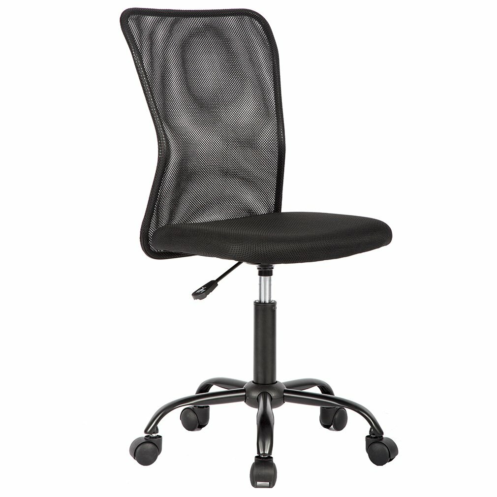 Silla de Oficina de Malla Giratoria Ergonómica Escritorio Sillon Despacho Negra