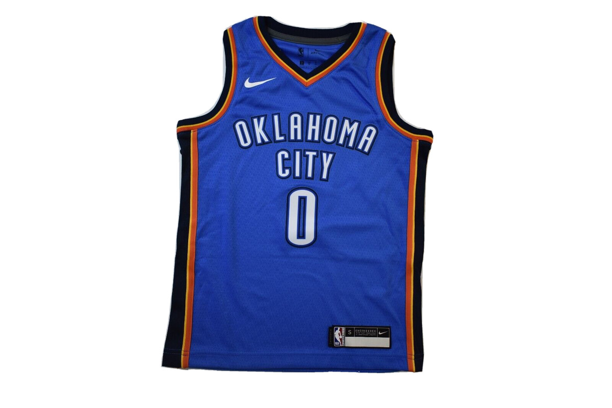 Youth Oklahoma City Thunder Russell Westbrook Nike Navy Swingman Jersey