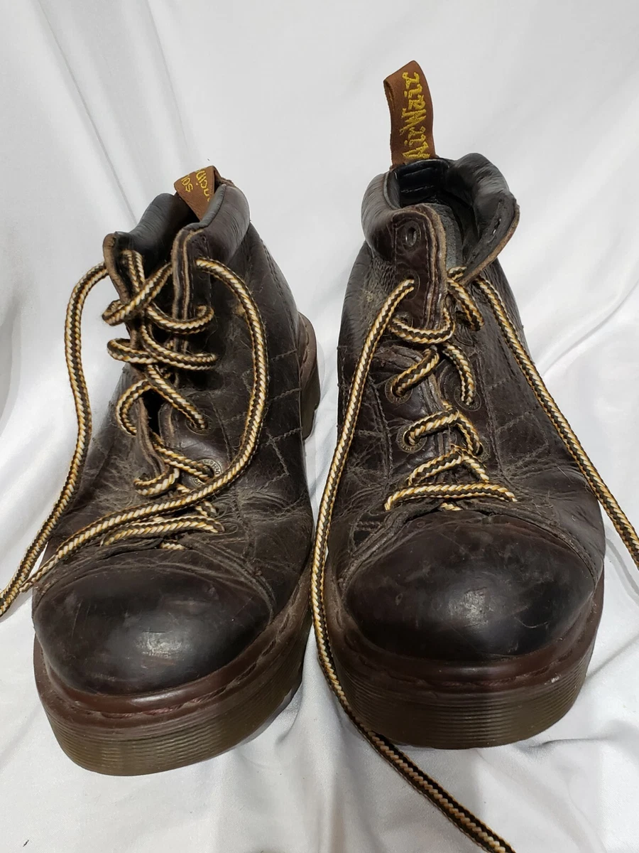 Dr. Martens Brown Air Wair Bouncing Soles Boots #8505 Mens Size 8