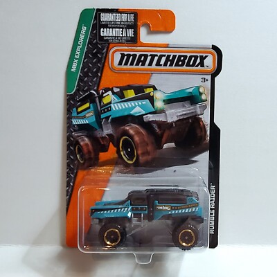 Matchbox MBX Explorers Rumble Raider Blue Black 1:64 Scale 