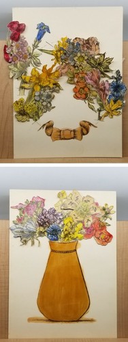 Vintage German BLUMENSPIEL "Flower Game" Cutout 1900s Germany Cardboard - 第 3/9 張圖片