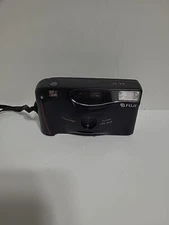 Fuji DL-25N 35mm Film Point and Shoot Camera Black Tested