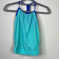 New Speedo Mesh Tankini Swim Top Youth Children's Girl's Size 8