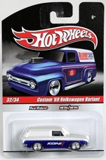 Hot Wheels Custom '69 Volkswagen Variant Delivery Series - R3747 NRFP 2009 WhBlu
