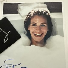 Julia Roberts Signed 8 X 10 Pretty Woman Vivian Ward Beckett Coa Beautiful Julia Roberts Signed 8 X 10 Pretty Woman Vivian Ward Beckett Coa Beautiful
