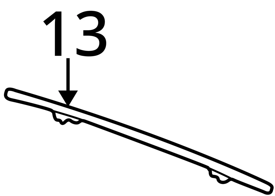 Buick Pontiac Rendezvous Aztek 2001-2007 deflector solar RF AIR 10317775 - NUEVO Foto 3 de 3