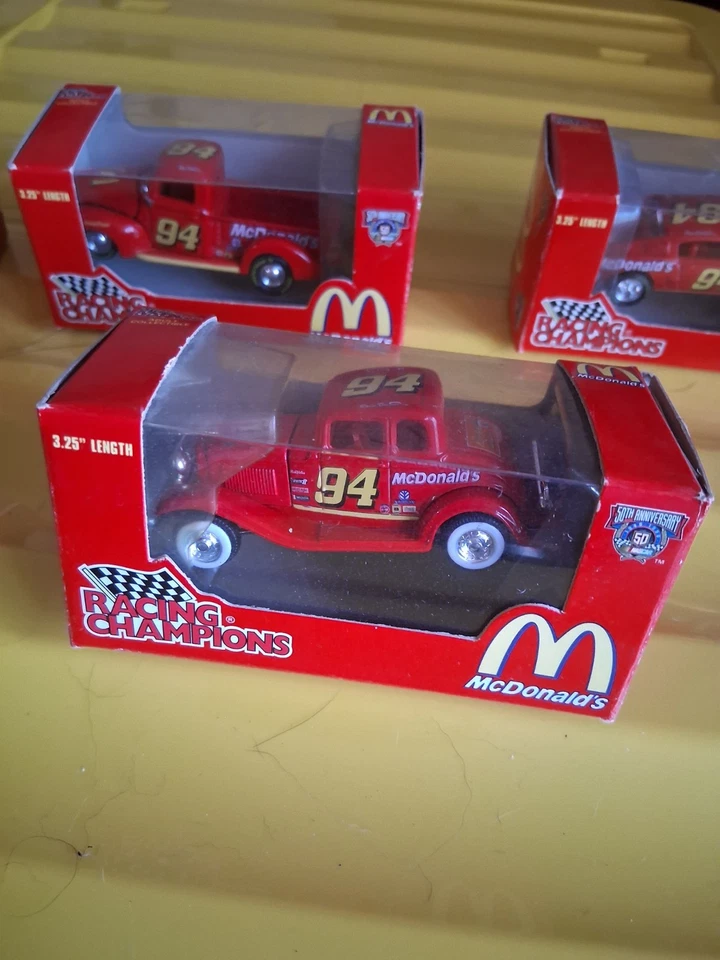 Lot Of 4 Racing Champions Bill Elliott #94 McDonald's 1:64 Diecast 1998 NASCAR - Image 2 of 4