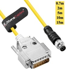 CCB-M8DSIO-00 M8 5Pin B-Code DB15 I/O Cable for Cognex In-Sight 8000 Micro Modul