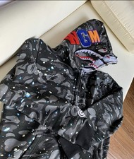 Brand New Bape Camo Shark Full Zip Hoodie Size Medium