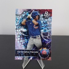 2023 Bowman Platinum Christopher Paciolla WHITE CRACKED ICE Rookie Cubs #TOP-83