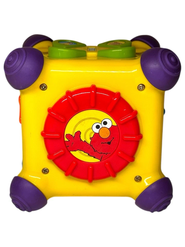 Cubo de actividad musical de Plaza Sésamo 2001 vintage monstruo galleta Elmo Bert Mattel Foto 2 de 4