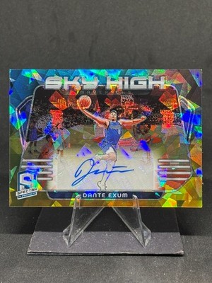 Dante Exum 2023-24 Spectra Sky High Signatures Astral Prizm /49 #SKY-DEX