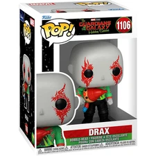 Funko POP! Guardians of the Galaxy DRAX #1106 Marvel Christmas +Protector NM