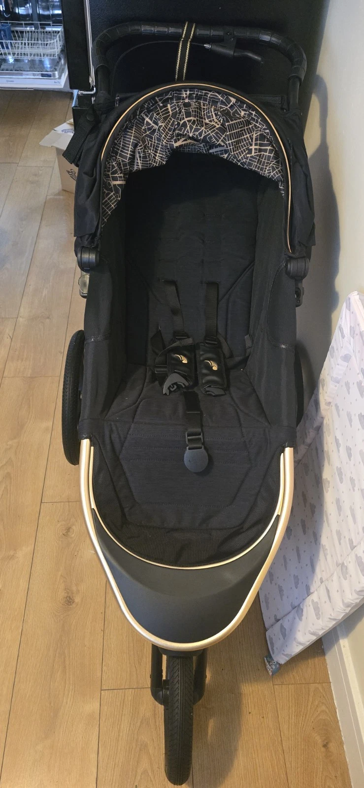 Baby Jogger Summit X3 Black And Gold Special Edition EEUC