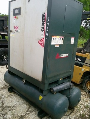 FS-Curtis NxB22 30hp Rotary Screw FNB22C1U4KXPC Looks Good But I Can't Test