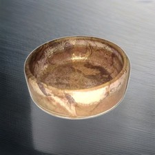 wayne coulter Pottery Australian Studio Pottery Bowl gold marble