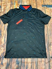 Redvanly Golf Polo Medium Black NWT 110 Retail