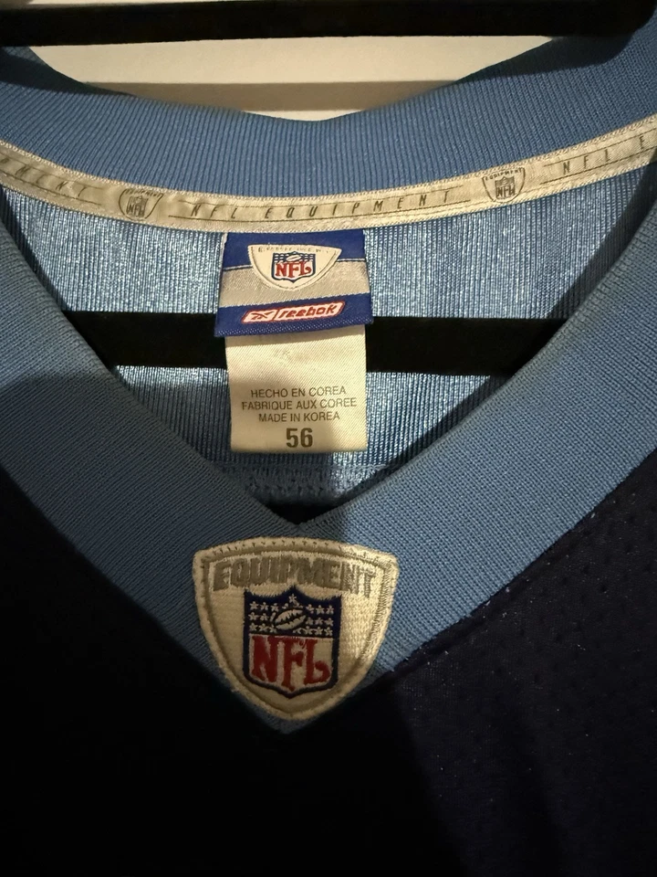 Camiseta de futebol autêntica Steve McNair Tennessee Titans #9 - Imagem 2 de 4