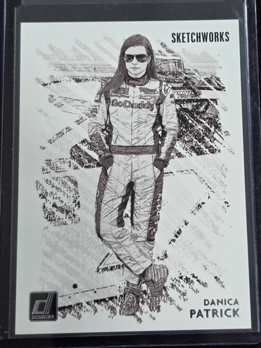 Danica Patrick #S-DP 2021 Panini Donruss Nascar Sketchworks card