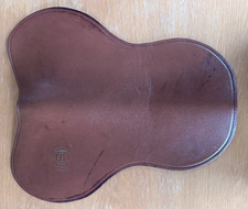 Tad Coffin Performance Leather Half Pad - Brown - "Thin" - VGUC!