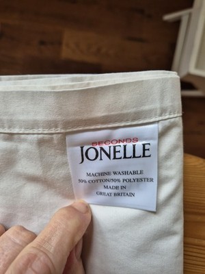 John Lewis Jonelle Superking cream polycotton flat Sheet Bedding 6ft bed