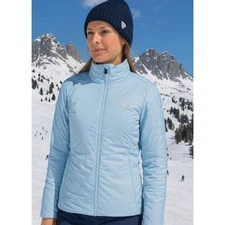 ROSSIGNOL NWT $230 Opside Light Insulated Jacket Glacier Blue RLMWJ17 Women's LG