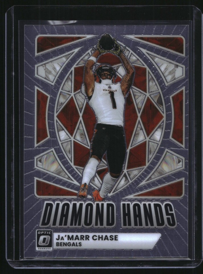 2025 Donruss Optic Diamond Hands #6 Ja'Marr Chase 2025 Donruss Optic Diamond Hands #6 Ja'Marr Chase