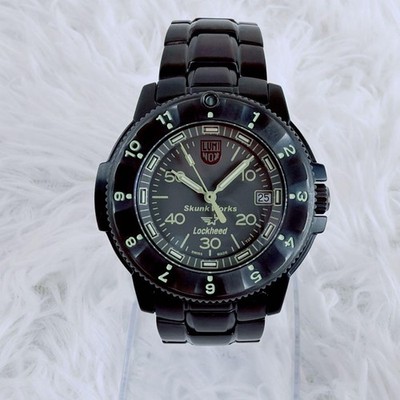 Luminox F-117 Skunk Works Ver.2 Buzz Rickson's Quartz Watch Black PVD Limited