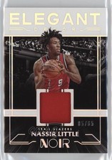 2019-20 Panini Noir Elegant Decor Rookie Jerseys 5/65 Nassir Little #ER-NLT 0hr