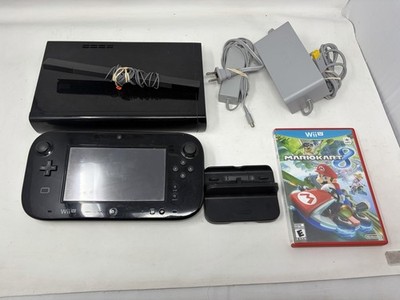 Nintendo Wii U Mario Kart 8 Deluxe 32GB Handheld System Black With Complete Game