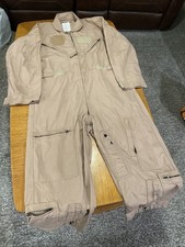 US MILITARY CWU-27/P TYPE l Class 2 TAN Flyers Flight Suit 44S