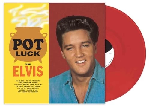 ELVIS PRESLEY - Pot Luck Limited Red Vinyl - Vinyl Record - E600z