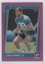 2021 Panini Donruss Rated Rookie Optic Holo Pink Preview Luke Farrell 0kr5