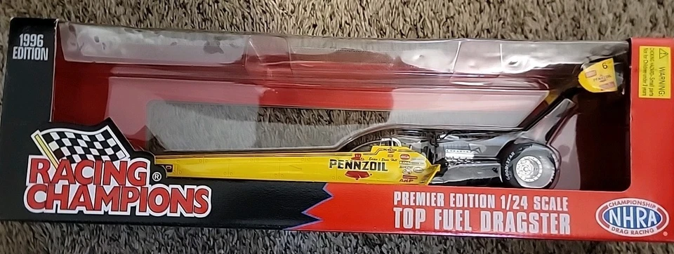 Racing Champions Pennzoil Top Fuel Dragster 1:24 Edición Premier Coleccionable Nuevo en Caja Foto 2 de 4