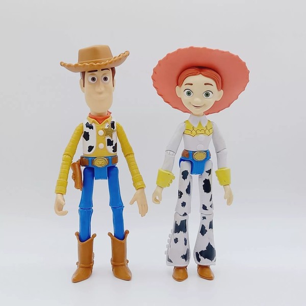 Lot 2 Action Figures Toy Story Sheriff Woody & Jessie Pixar Disney 2017 Mattel