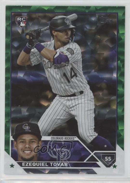 2023 Topps Series 2 Green Foil 402/499 Ezequiel Tovar #651 fm0