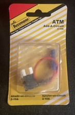 Bussmann HHH ATM Add A Circuit Fuse Tap 2-10 Amp 32 Volt Automotive Marine New