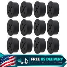 Desk Grommet, 1 Inch Flexible Rubber Grommets, Silicone Cable Cord Grommet Wire
