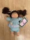 25th Anniversary 2007 Cabbage Patch Kids Doll Brown Hair Brown Eyes Easter Mabel