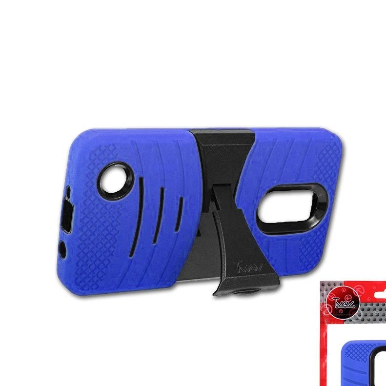 Funda híbrida resistente con armadura para Straight Talk LG Grace (LG L59BL) Foto 2 de 3