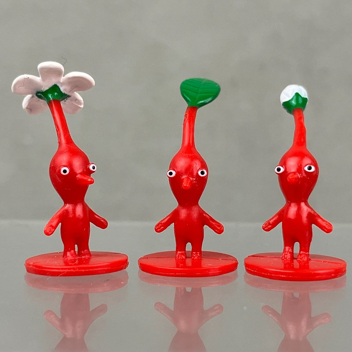 Agatsuma Pikmin 2 Red Pikmin Leaf Bud Flower 3pc Lot