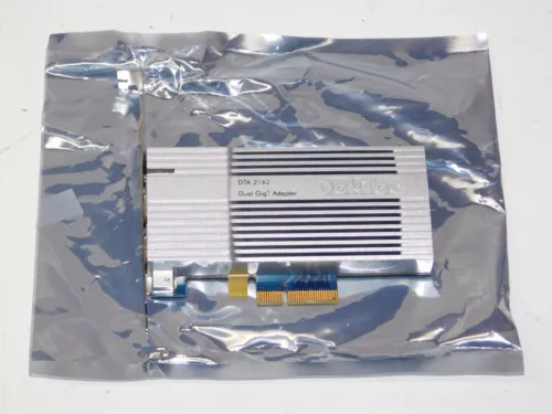 Dektec DTA-2162 TSoIP Advanced Network Card with Dual GigE Ports PCI-E x4 SFF