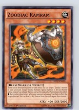 Yu-Gi-Oh TCG Zoodiac Ramram RATE-EN018 1st Edition Regular Common Card NM