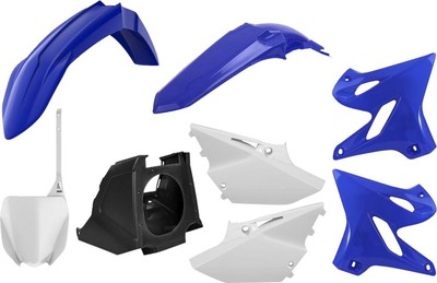 Polisport Restyle Blue/White Plastic Complete Body Kit (90899)