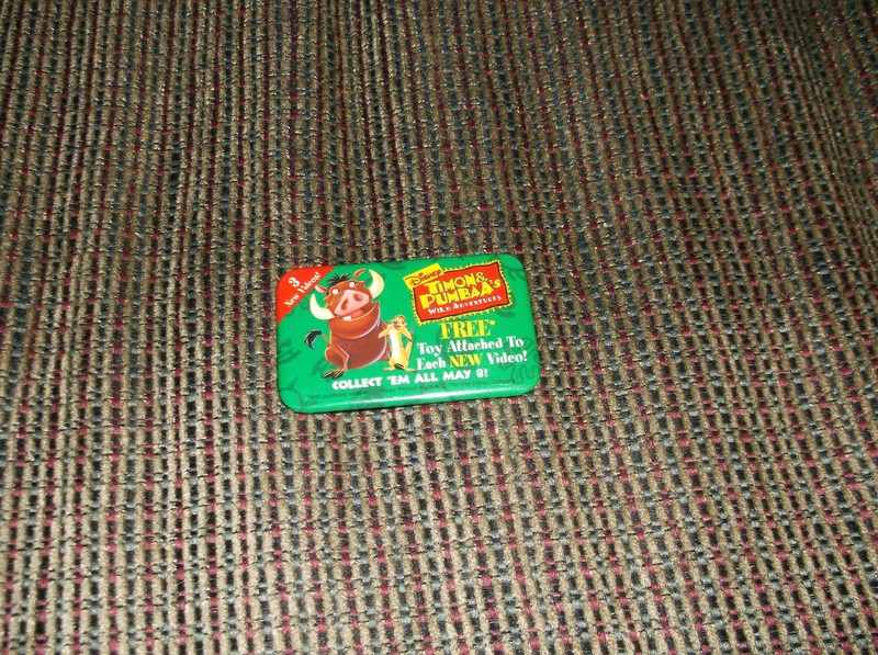 TIMON & PUMBAA'S WILD ADVENTURES DISNEY PROMO MOVIE PIN PUMBA PUMBA'S