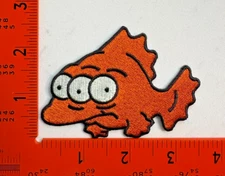 Blinky The Three-Eyed Fish Simpsons Character Embroidered Iron On Patch