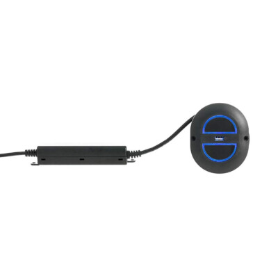 Oval 2 Button 5 Pin Power Recliner Lift Chairs Switch Hand Control USB Bluelight