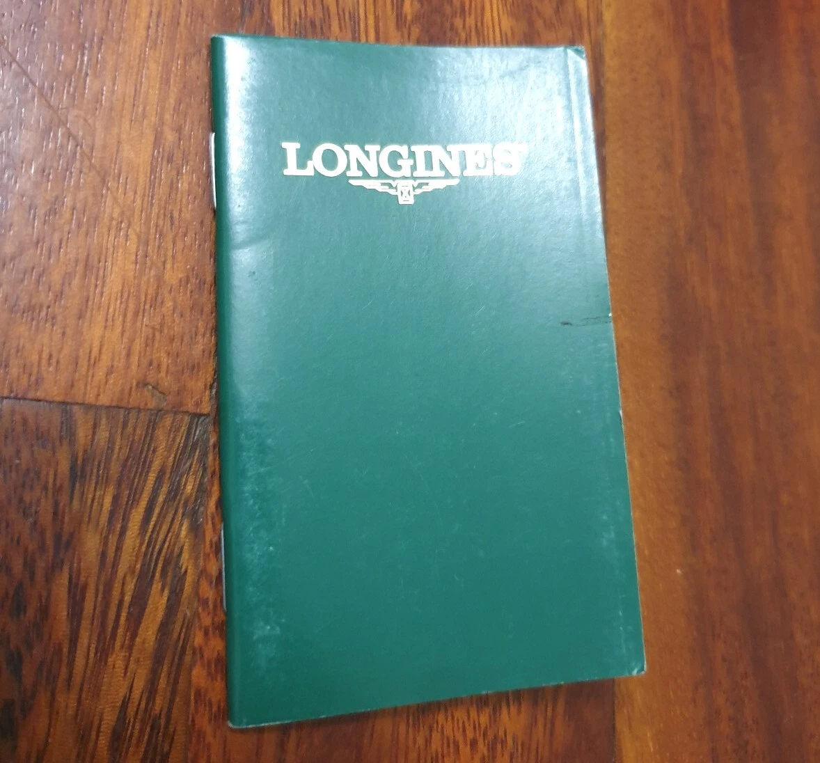 New old stock vintage Longines Warranty & service Booklet, blank unused, no card