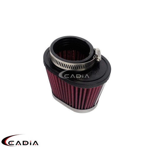 Limpiador de filtro de admisión de aire rojo 52 mm para motocicleta Honda Yamaha Suzuki Kawasaki - Imagen 5 de 11