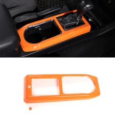 ABS Orange Center Control Gear Box Panel Cover Trim Fits Toyota Tacoma 2016-2023